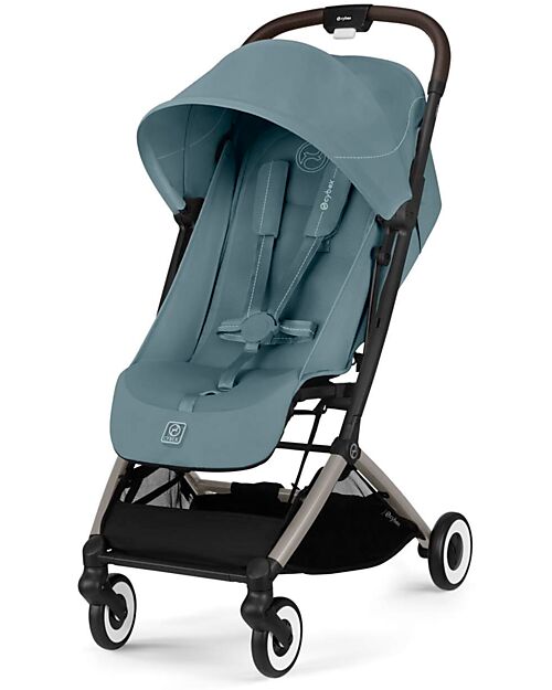 Cybex Passeggino Orfeo - Stormy Blue - Con Dettaglio Telaio Taupe Passeggini Leggeri