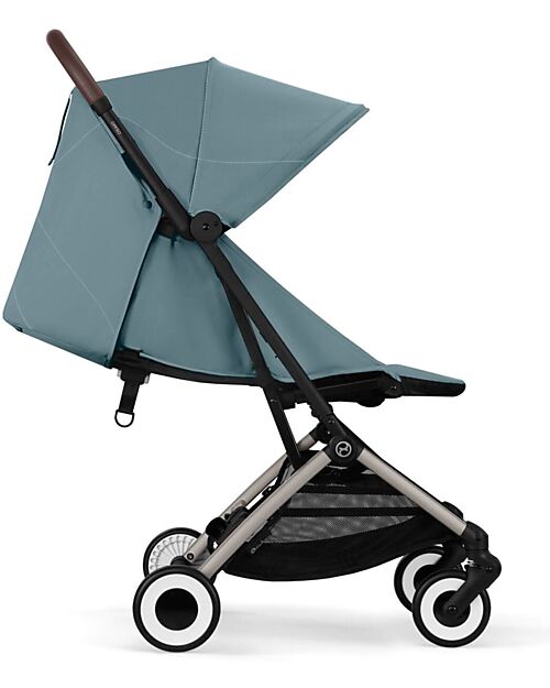 Cybex Passeggino Orfeo - Stormy Blue - Con Dettaglio Telaio Taupe Passeggini Leggeri