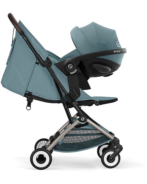 Cybex Passeggino Orfeo - Stormy Blue - Telaio Taupe Passeggini Leggeri