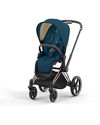 Cybex Passeggino Priam4 Platinum - Telaio Rose Gold e Seduta Soho Grey  unisex (bambini)