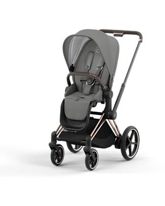 Cybex Passeggino Priam4 - Telaio Oro Rosa e Seduta Soho Grey Passeggini Classici