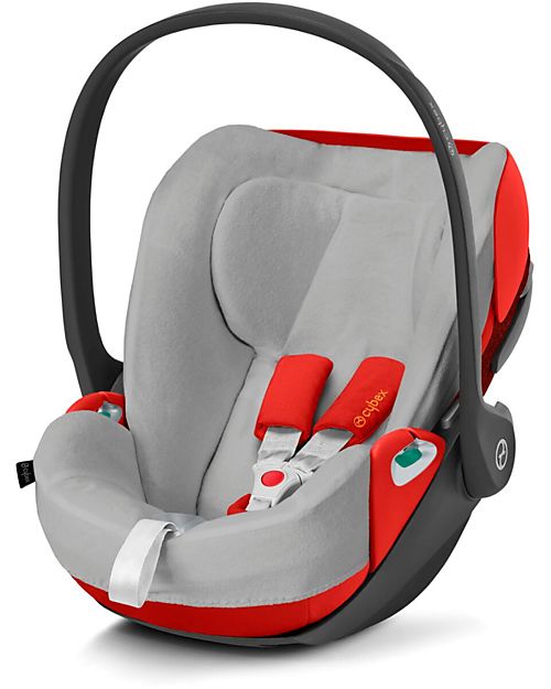 Cybex Rivestimento Estivo per Seggiolino Auto Cloud Z2/T - Bambù - Grigio Accessori Seggiolini Auto