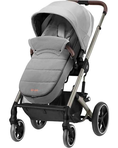 Cybex Sacco Coprigambe Gold - Lava Grey - per Passeggini della linea Cybex Gold Sacchi Passeggino