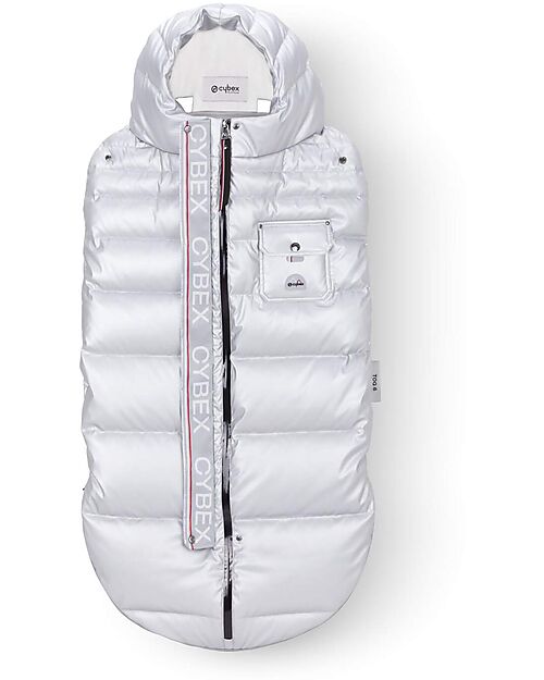 Cybex Sacco Coprigambe Platinum - Artic Silver - per Passeggini Coya Priam e Mios Sacchi Passeggino
