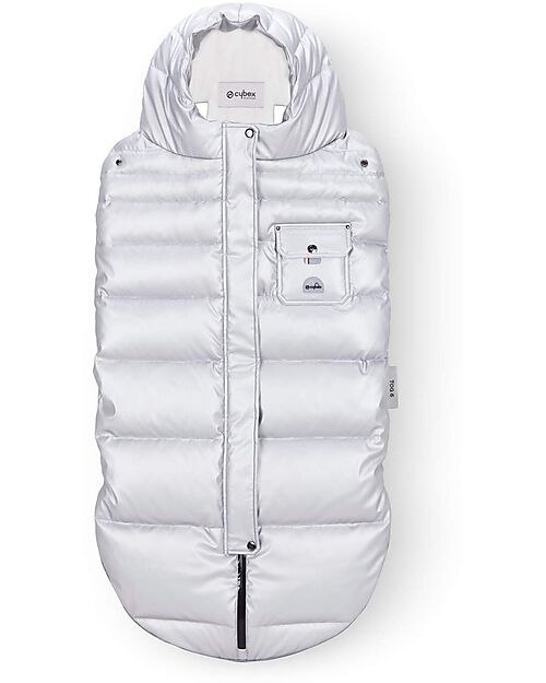 Cybex Sacco Coprigambe Platinum - Artic Silver - per Passeggini Coya Priam e Mios Sacchi Passeggino