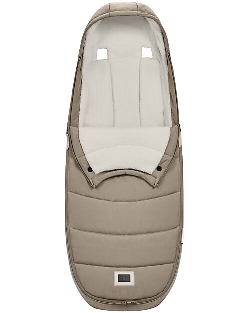 Cybex Sacco Coprigambe Platinum - Cozy Beige - per Passeggini Priam e Mios Sacchi Passeggino