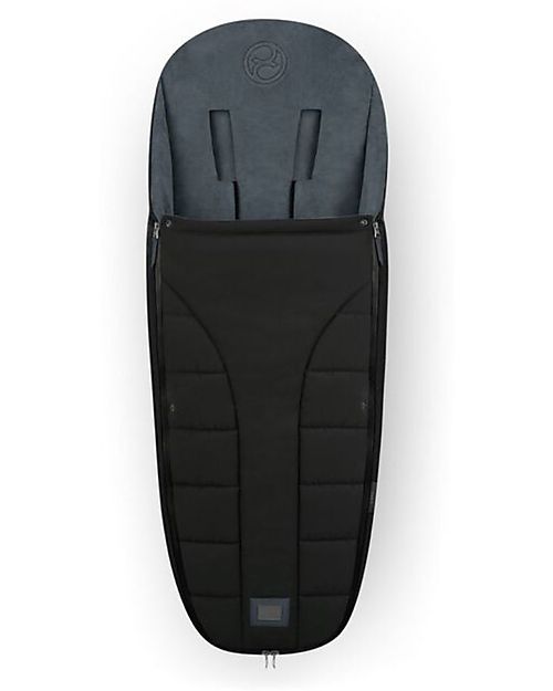 Cybex Sacco Coprigambe Platinum - Deep Black - per Passeggini Priam e Mios Sacchi Passeggino