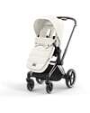 Cybex Sacco Coprigambe Platinum - Off White - per Passeggini Priam e Mios Sacchi Passeggino