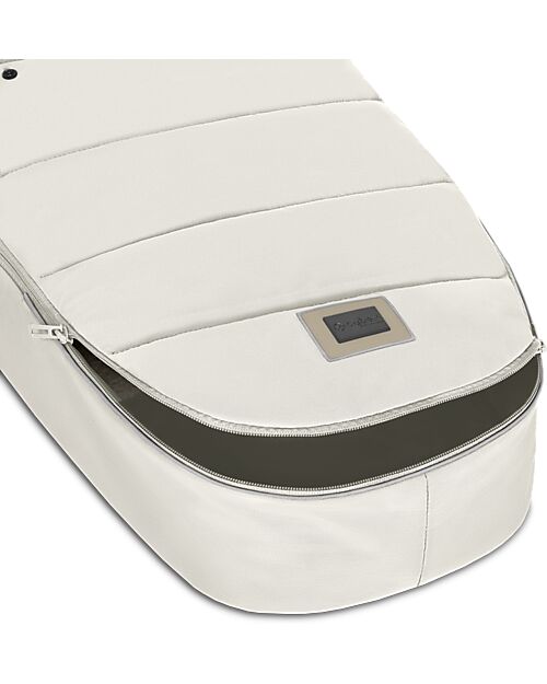 Cybex Sacco Coprigambe Platinum - Off White - per Passeggini Priam e Mios Sacchi Passeggino