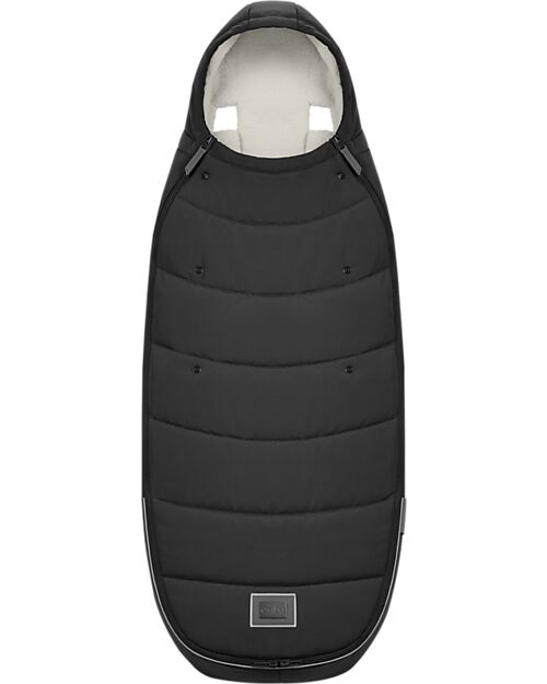 Cybex Sacco Coprigambe Platinum - Sepia Black - per Passeggini Priam e Mios Sacchi Passeggino