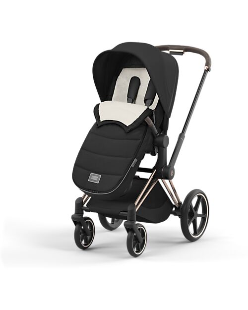 Cybex Sacco Coprigambe Platinum - Sepia Black - per Passeggini Priam e Mios Sacchi Passeggino