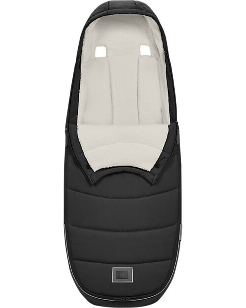 Cybex Sacco Coprigambe Platinum - Sepia Black - per Passeggini Priam e Mios Sacchi Passeggino