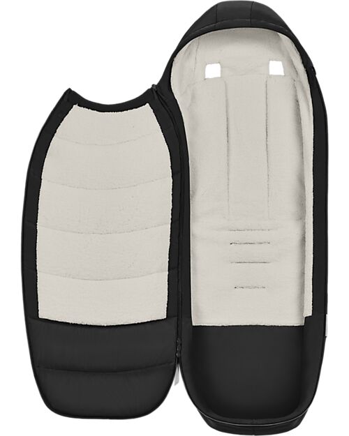 Cybex Sacco Coprigambe Platinum - Sepia Black - per Passeggini Priam e Mios Sacchi Passeggino