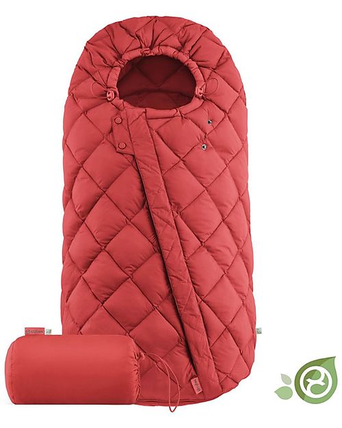 Cybex Sacco Coprigambe Snogga 2 - Hibiscus Red/Red - per Passeggino Sacchi Passeggino