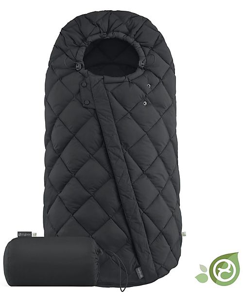 Cybex Sacco Coprigambe Snogga 2 - Moon Black/Black - per Passeggino Sacchi Passeggino