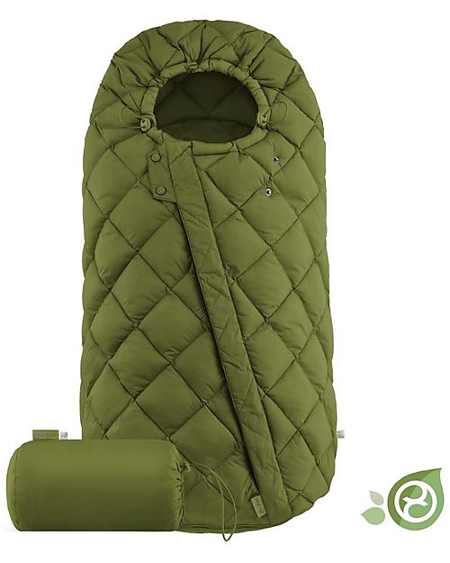Cybex Sacco Coprigambe Snogga 2 - Nature Green/Green - per Passeggino Sacchi Passeggino