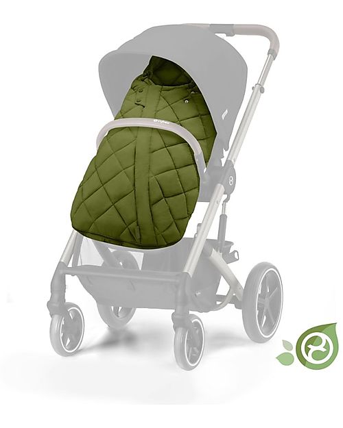 Cybex Sacco Coprigambe Snogga 2 - Nature Green/Green - per Passeggino Sacchi Passeggino
