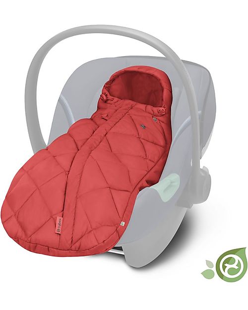 Cybex Sacco Coprigambe Snogga Mini 2 - Hibiscus Red/Red - per Ovetto Sacchi Passeggino
