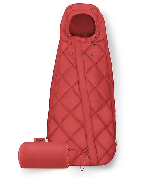 Cybex Sacco Coprigambe Snogga Mini 2 - Hibiscus Red/Red - per Ovetto Sacchi Passeggino