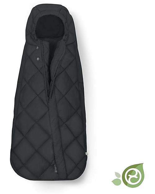 Cybex Sacco Coprigambe Snogga Mini 2 - Moon Black/Black - per Ovetto Sacchi Passeggino