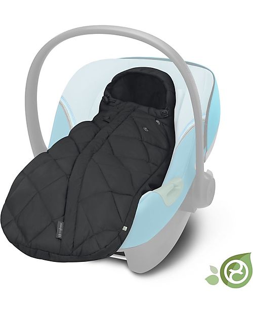 Cybex Sacco Coprigambe Snogga Mini 2 - Moon Black/Black - per Ovetto Sacchi Passeggino