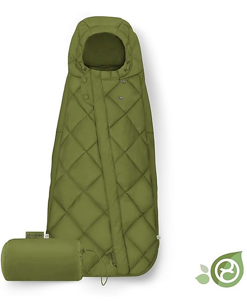 Cybex Sacco Coprigambe Snogga Mini 2 - Nature Green/Green - per Ovetto Sacchi Passeggino