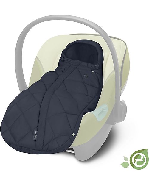Cybex Sacco Coprigambe Snogga Mini 2 - Ocean Blue/Navy Blue - per Ovetto Sacchi Passeggino