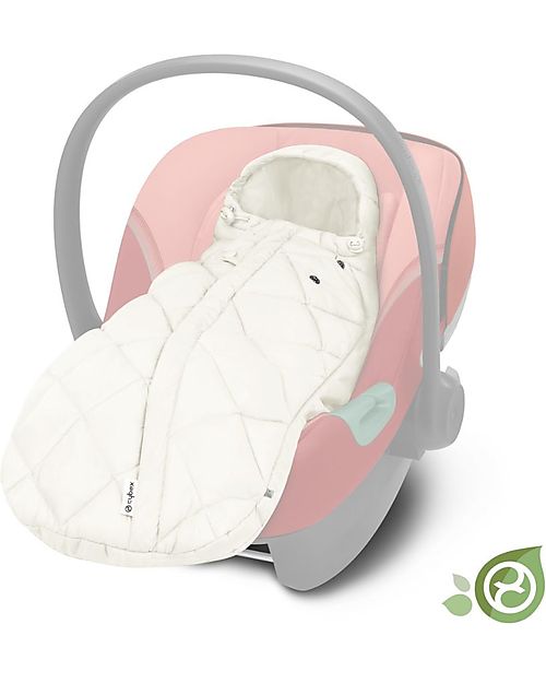 Cybex Sacco Coprigambe Snogga Mini 2 - Seashell Beige/Light Beige - per Ovetto Sacchi Passeggino