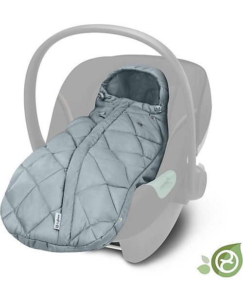 Cybex Sacco Coprigambe Snogga Mini 2 - Sky Blue/Mid Blue - per Ovetto Sacchi Passeggino
