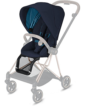 Cybex Seat Pack Comfort per Passeggino Mios - Nautical Blue - Include Cappottina Passeggini Classici
