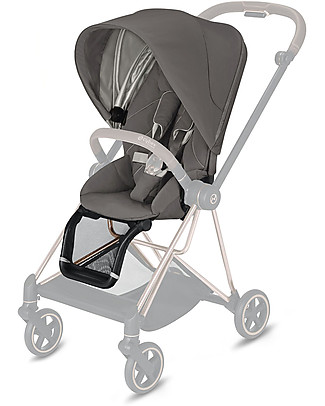 Cybex Seat Pack Comfort per Passeggino Mios - Soho Grey - Include Cappottina Passeggini Classici