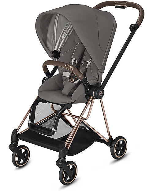 Cybex Seat Pack Comfort  per Passeggino Mios - Soho Grey - Include Cappottina Passeggini Classici