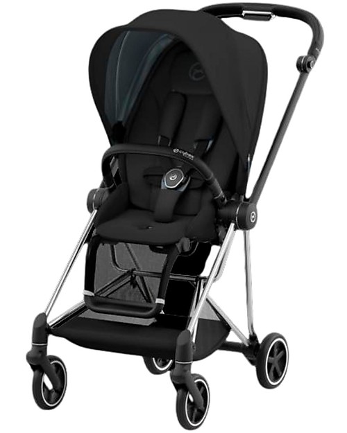 Cybex Seat Pack per Passeggino Mios3 - Deep Black - con Cappottina Passeggini Classici