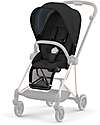 Cybex Seat Pack per Passeggino Mios3 - Deep Black - con Cappottina Passeggini Classici