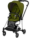 Cybex Seat Pack per Passeggino Mios3 - Khaki Green - con Cappottina Passeggini Classici