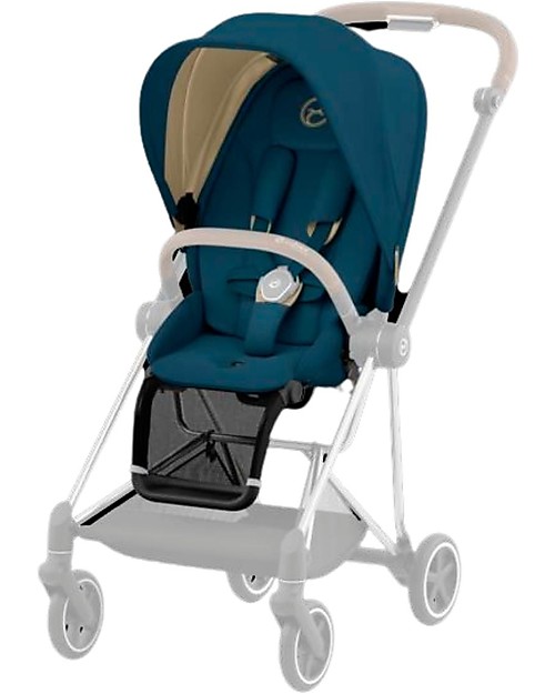 Cybex Seat Pack per Passeggino Mios3 - Mountain Blue - con Cappottina Passeggini Classici