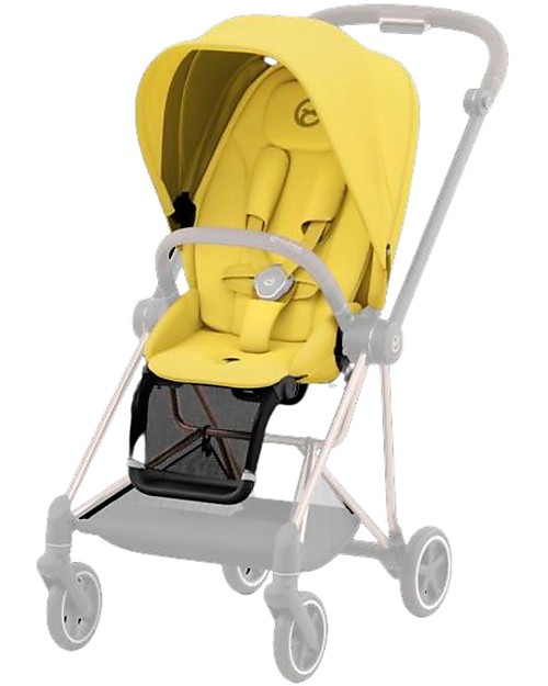 Cybex Seat Pack per Passeggino Mios3 - Mustard Yellow - con Cappottina Passeggini Classici