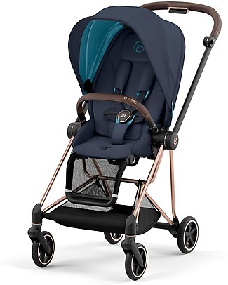 Cybex Seat Pack per Passeggino Mios3 - Nautical Blue - con Cappottina Passeggini Classici