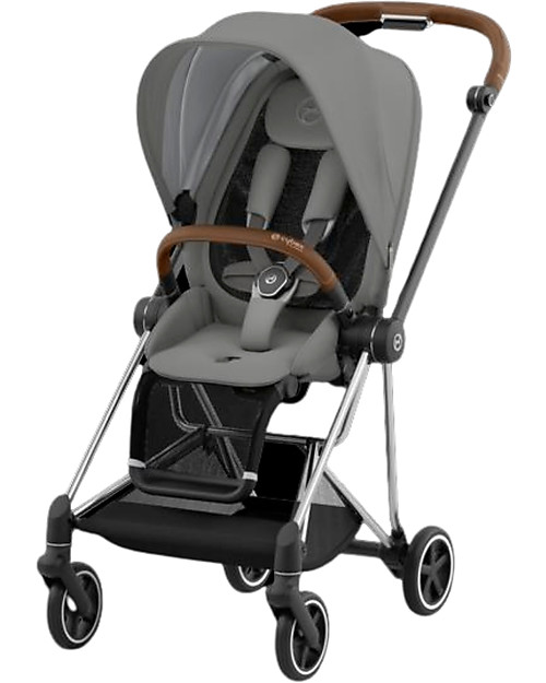 Cybex Seat Pack per Passeggino Mios3 - Soho Grey - con Cappottina Passeggini Classici
