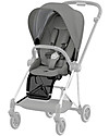 Cybex Seat Pack per Passeggino Mios3 - Soho Grey - con Cappottina Passeggini Classici
