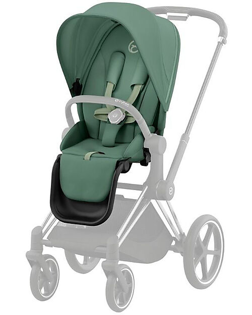 Cybex Seat Pack per Passeggino Priam o e-Priam - Leaf Green - Include Cappottina Passeggini Classici