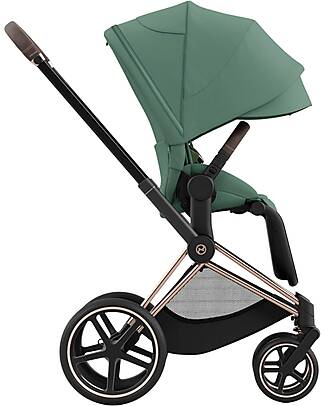Cybex Seat Pack per Passeggino Priam o e-Priam - Leaf Green - Include Cappottina Passeggini Classici