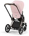 Cybex Seat Pack per Passeggino Priam o e-Priam - Peach Pink - Include Cappottina Passeggini Classici