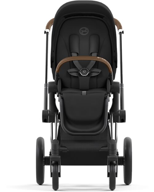 Cybex Seat Pack per Passeggino Priam o e-Priam - Sepia Black - Include Cappottina Passeggini Classici