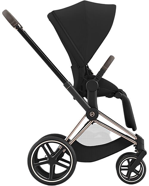 Cybex Seat Pack per Passeggino Priam o e-Priam - Sepia Black - Include Cappottina Passeggini Classici