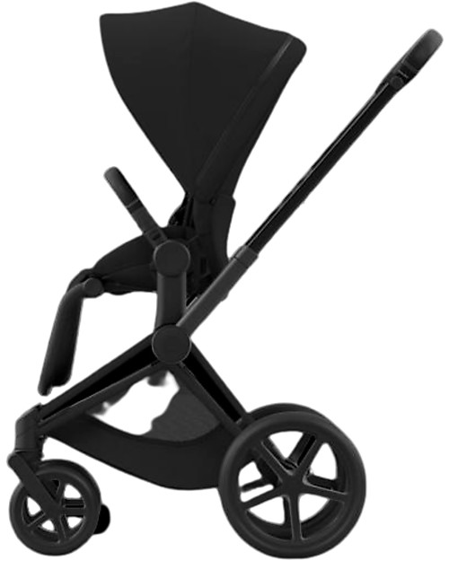 Cybex Seat Pack per Passeggino Priam4 o e-Priam - Deep Black - con Cappottina Passeggini Classici
