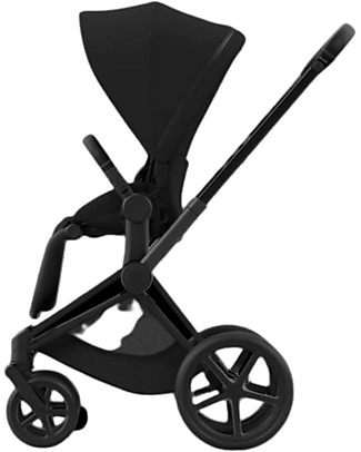 Cybex Seat Pack per Passeggino Priam4 o e-Priam - Deep Black - con Cappottina Passeggini Classici