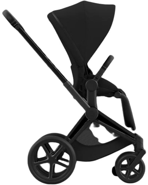 Cybex Seat Pack per Passeggino Priam4 o e-Priam - Deep Black - con Cappottina Passeggini Classici
