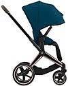 Cybex Seat Pack per Passeggino Priam4 o e-Priam - Mountain Blue - con Cappottina Passeggini Classici