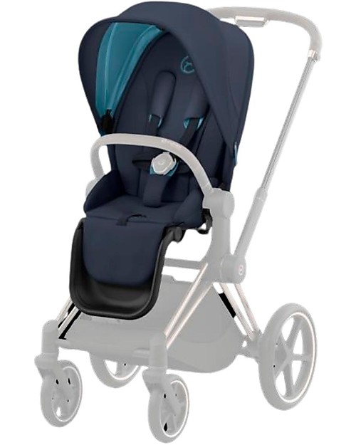 Cybex Seat Pack per Passeggino Priam4 o e-Priam - Nautical Blue - con Cappottina Passeggini Classici